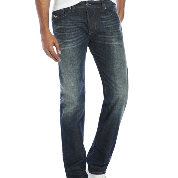 DIESEL “Darron” Men's Regular Slim-Tapered Jeans Distressed 30x30